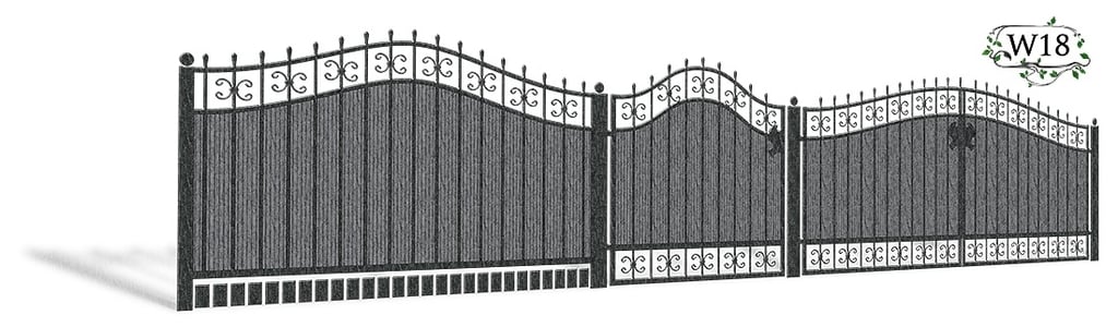 Sichtschutz Zaun W18